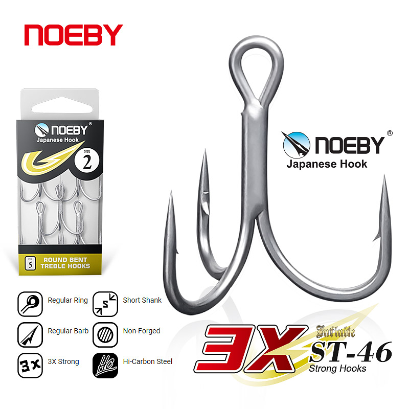 Fishing Hook Offset - Noeby High Carbon Steel Fishing Hooks,