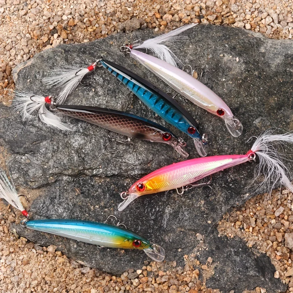 Laser 3D Eyes Bionic Minnow Fi - огляд і ціна Fishing Hook Treble