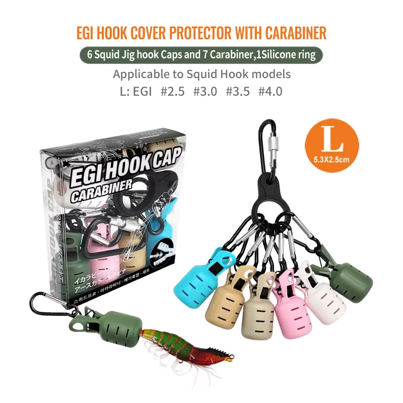 6pcs Colorful Squid Jig Hook C - огляд і ціна Fishing Hook Jig
