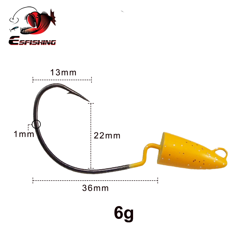 ESFISHING Offset Hook High Str - огляд і ціна Fishing Hook Offset