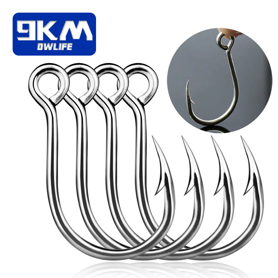 9KM Fishing Hooks 25Pcs Jig Ho - огляд і ціна Fishing Hook Offset