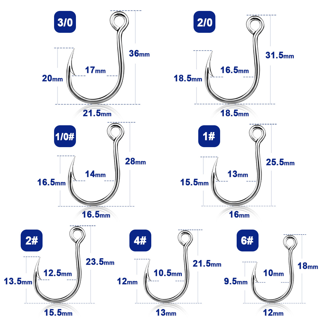 9KM Fishing Hooks 25Pcs Jig Ho - огляд і ціна Fishing Hook Offset
