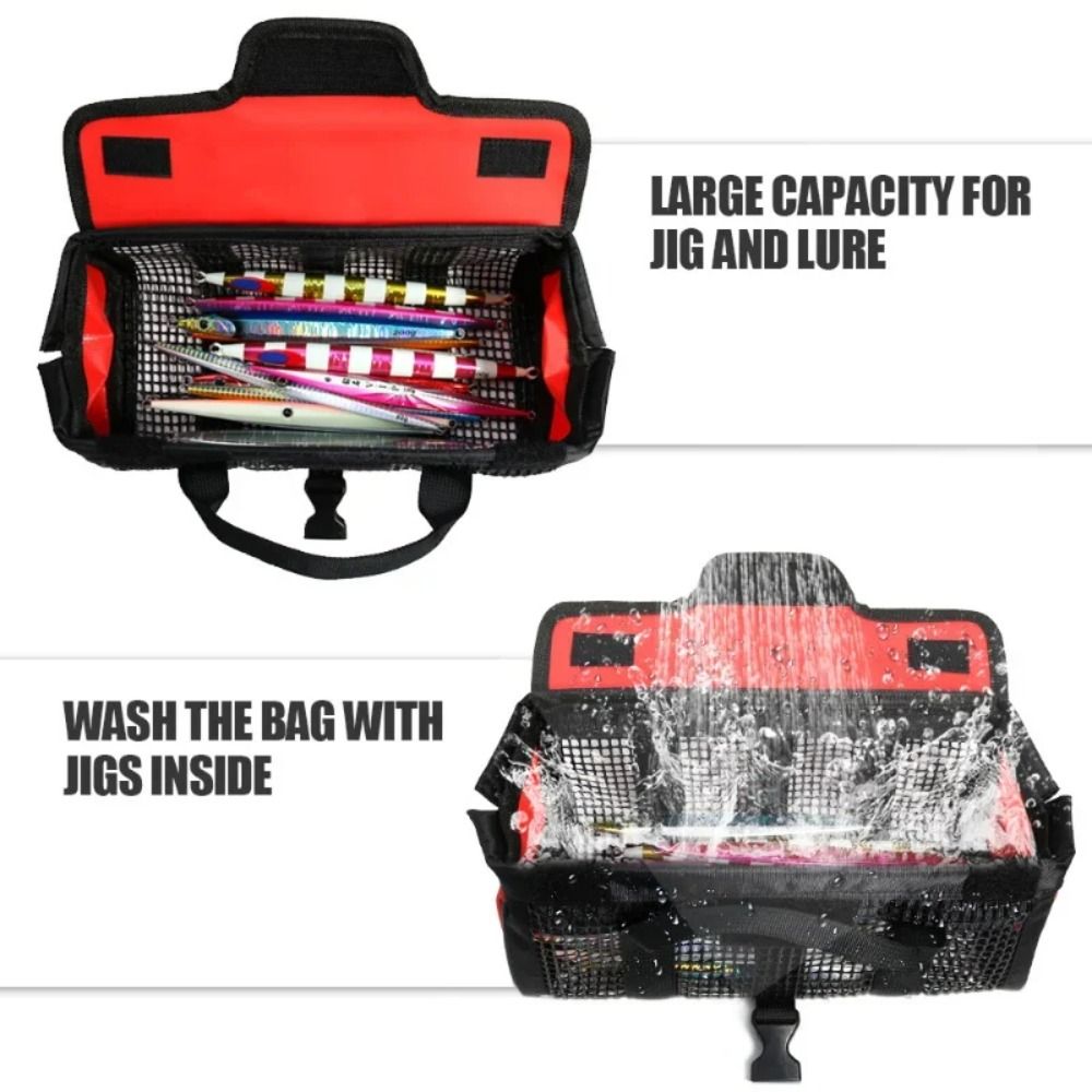 Jig Mesh Bag Lure Bait Storage - огляд і ціна Fishing Hook Jig